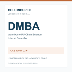 CHLUMICURE® DMBA, CAS 10097-02-6, waterborne pu chain extender & internal emulsifier