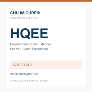 CHLUMICURE® HQEE, CAS 104-38-1, aromatic diol polyurethane chain extender