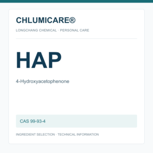 CHLUMICARE® HAP / 4-Hydroxyacetophenone CAS 99-93-4 - product identification card