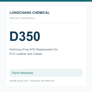 Longchang Chemical - Antimony-Free ATO Replacement D350 for PVC Leather and Cables