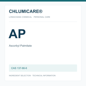 CHLUMICARE® AP / Ascorbyl Palmitate CAS 137-66-6 - product identification card