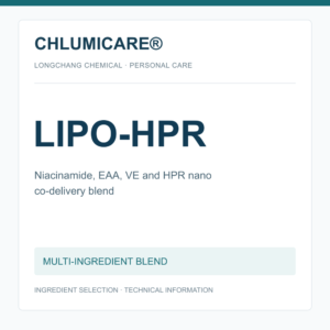 CHLUMICARE® LIPO-HPR Multi-Active Nano Co-Delivery Blend - product identification card