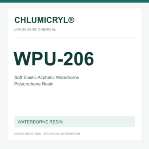 CHLUMICRYL® WPU-206 Soft Elastic Aliphatic Waterborne Polyurethane Resin - product identification card