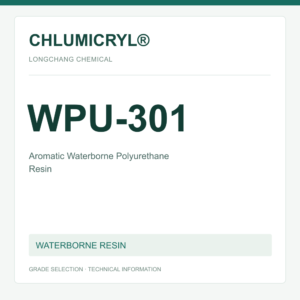 CHLUMICRYL® WPU-301 Aromatic Waterborne Polyurethane Resin - product identification card