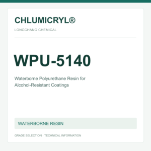 CHLUMICRYL® WPU-5140 Waterborne Polyurethane Resin for Alcohol-Resistant Coatings - product identification card