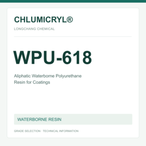 CHLUMICRYL® WPU-618 Aliphatic Waterborne Polyurethane Resin for Coatings - product identification card