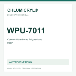 CHLUMICRYL® WPU-7011 Cationic Waterborne Polyurethane Resin - product identification card