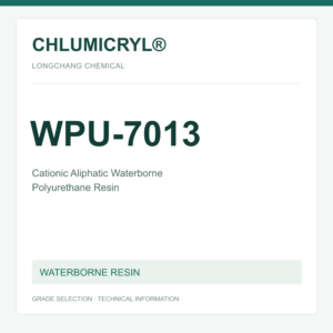 CHLUMICRYL® WPU-7013 Cationic Aliphatic Waterborne Polyurethane Resin - product identification card